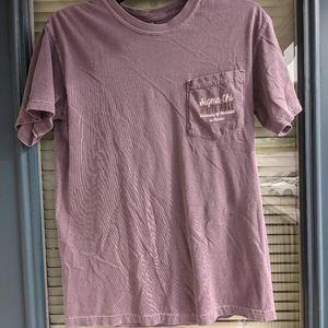 Sigma Chi White Rose Comfort Colors T Shirt